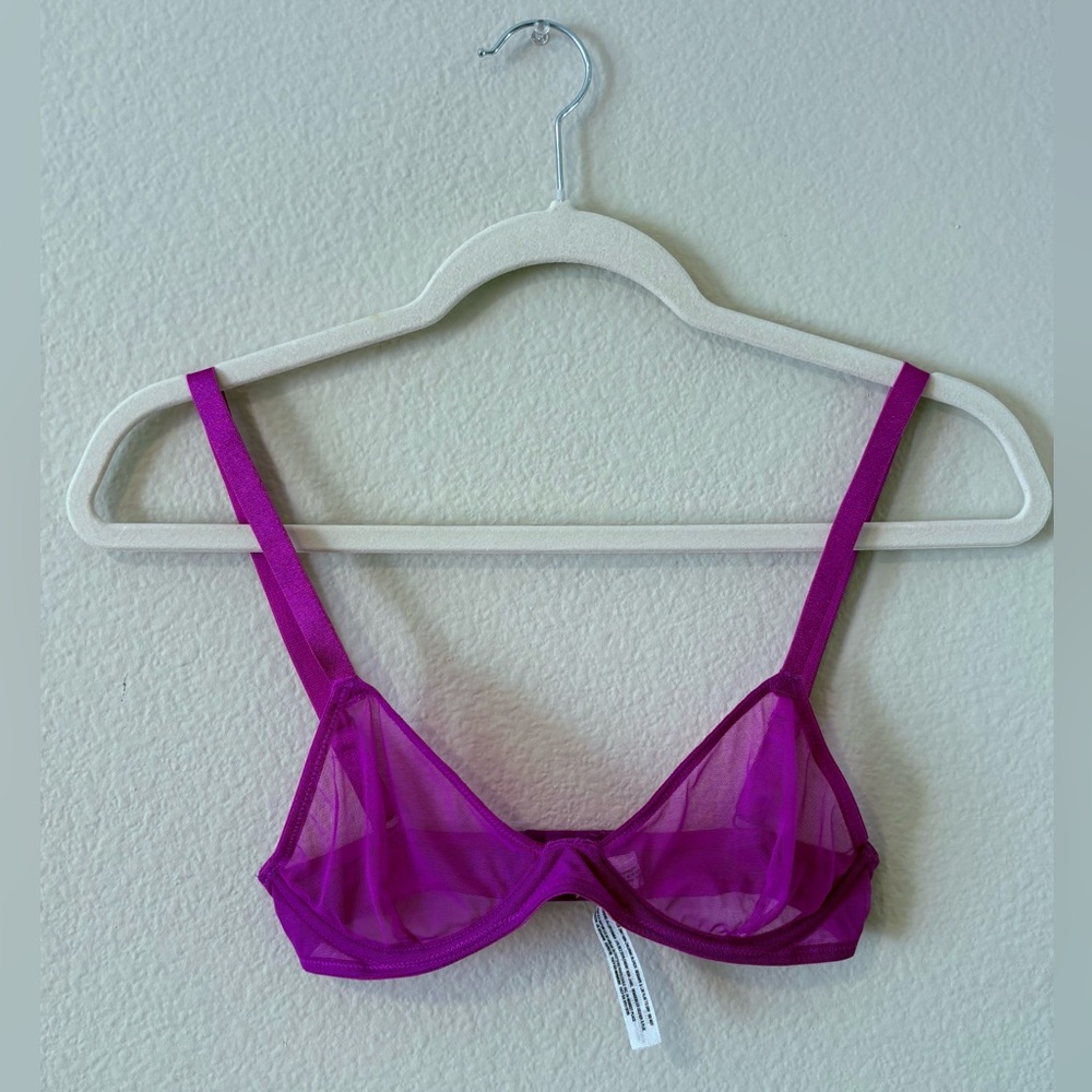 Free People• Purple Mesh Bra• 32D